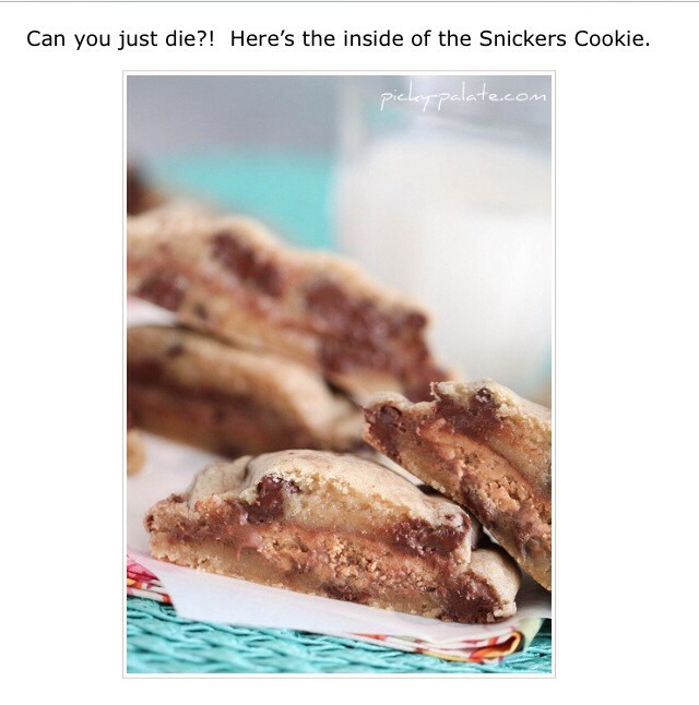 Candy Inside Cookies- Genius!
