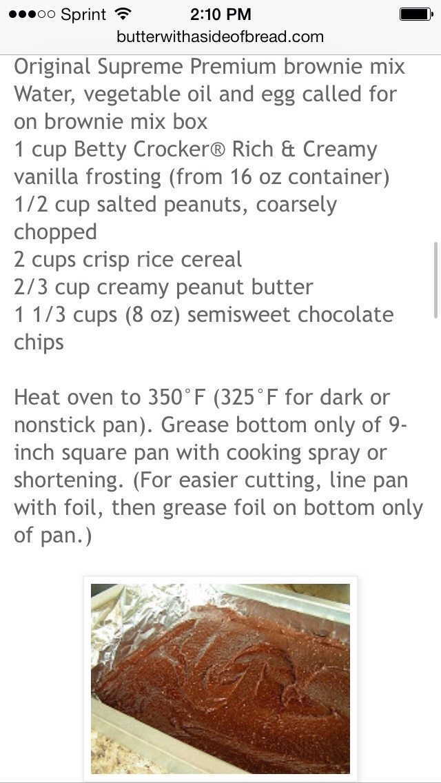 Yummy Brownie Bars Recipe !