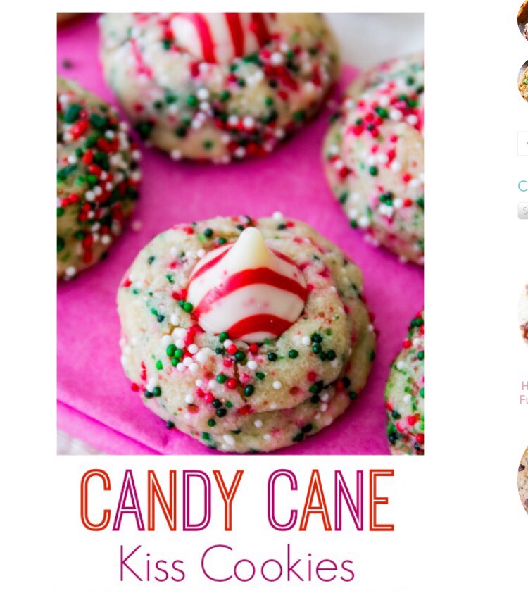💞 Candy Cane Kiss Cookies 💞