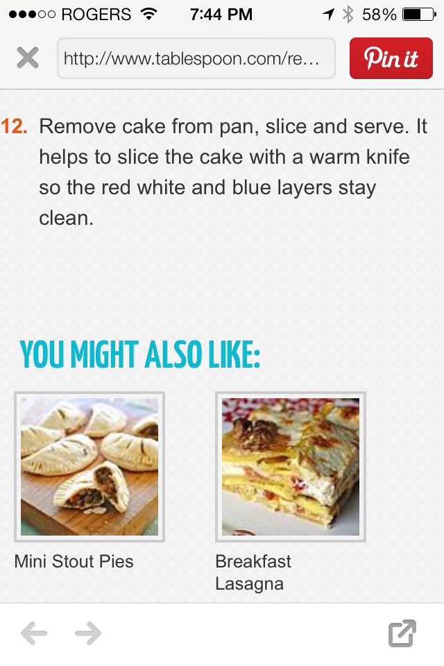 Red, White, And Blue Cheesecake!