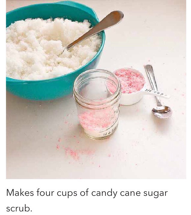 DIY Candy Cane Sugar Scrub! 