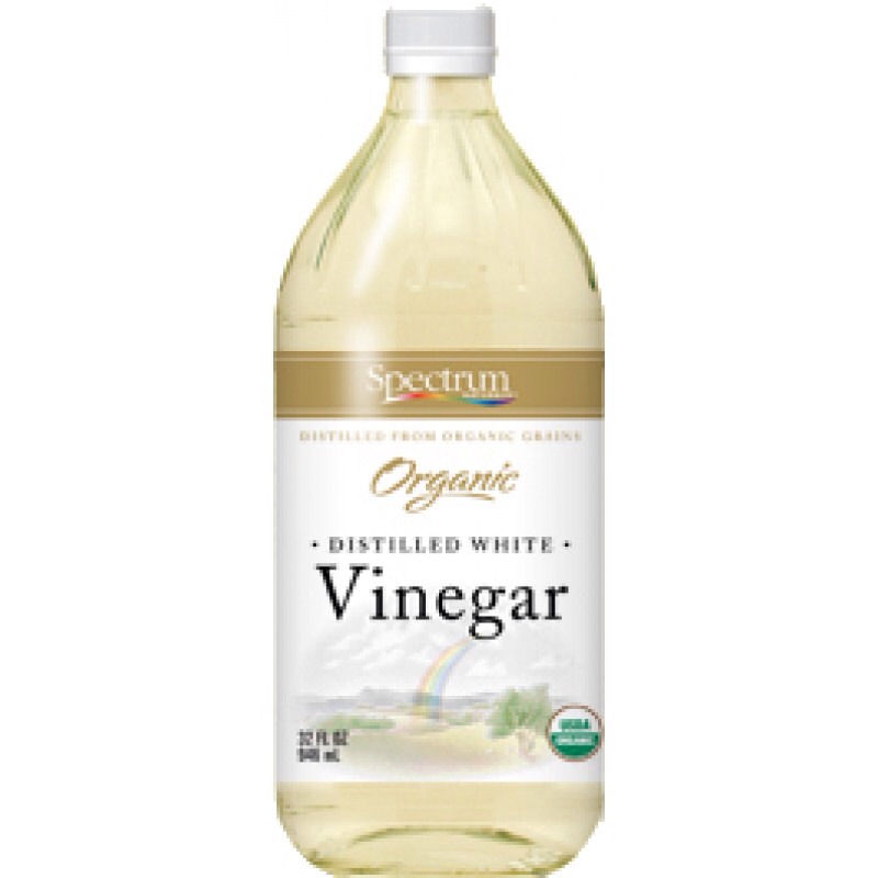 Distilled white vinegar helps reduce high levels of acne. Use a cotton pad soaked in the vinegar to apply it to your face; if it is too strong on its own, mix it with just a little water. Allow the vinegar to set on your face for 10 minutes, and then rinse it off with cold water.