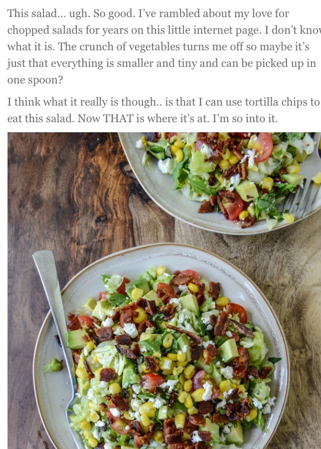 Amazing Chopped Salad With Corn, Feta, And Avocado!! 😋🌀😋🌀