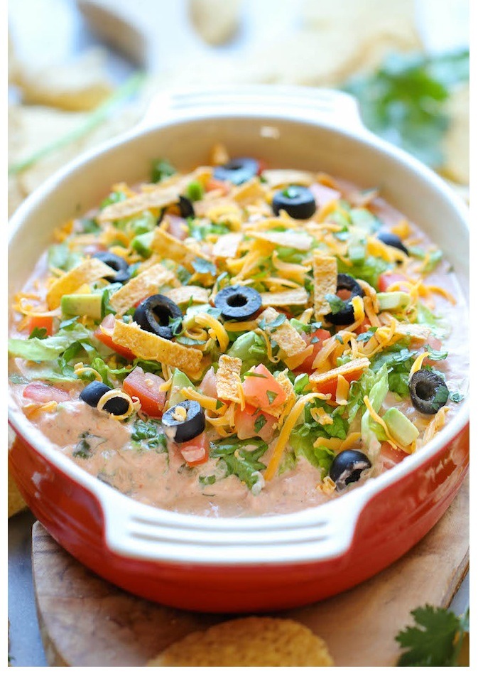 😄 Skinny Taco Dip Recipe 😄