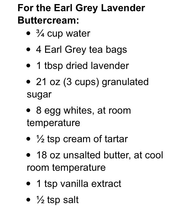 Earl Grey Cupcakes With Lavender Frosting ππ