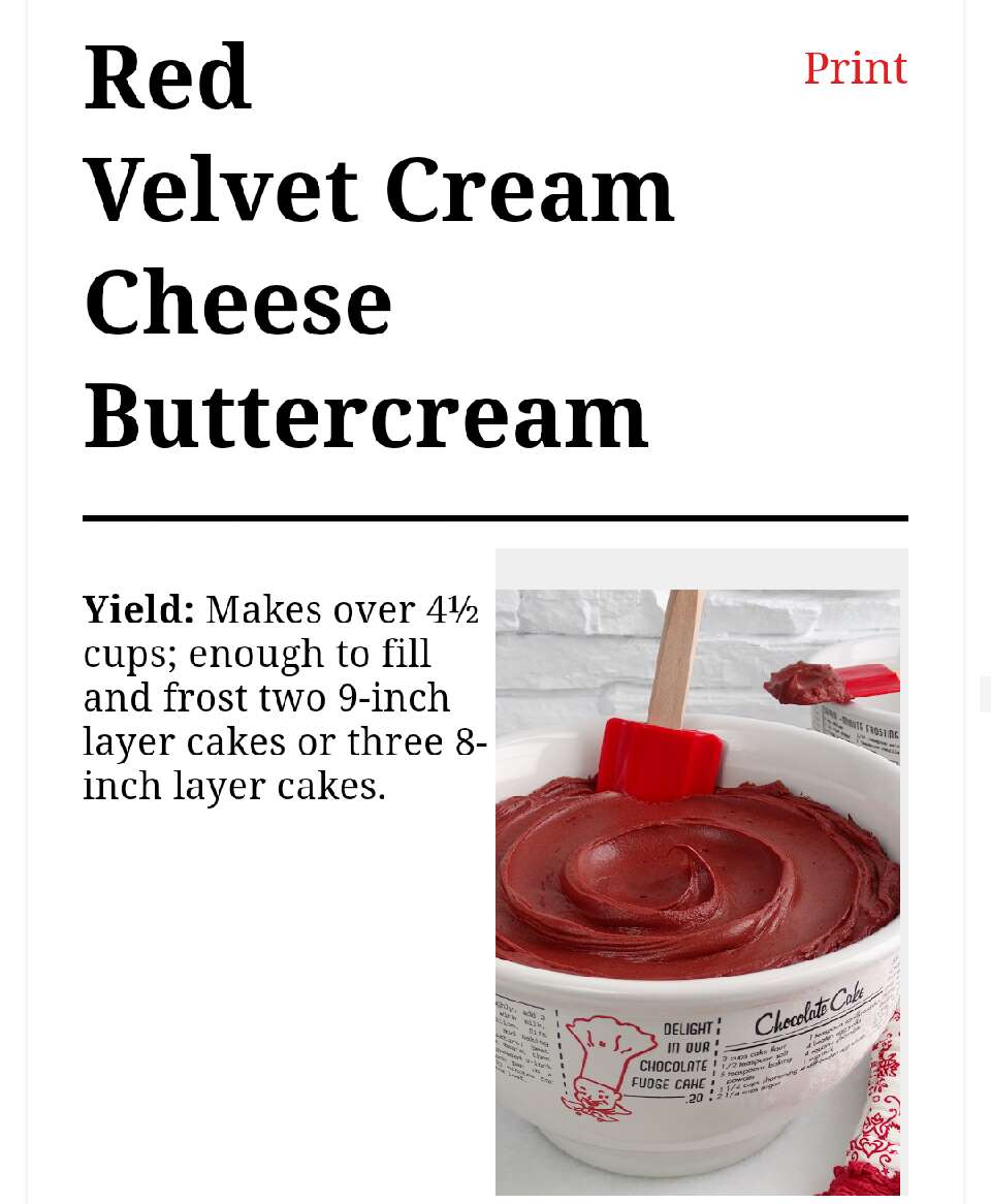 Red Velvet Butter Cream Frosting!!!