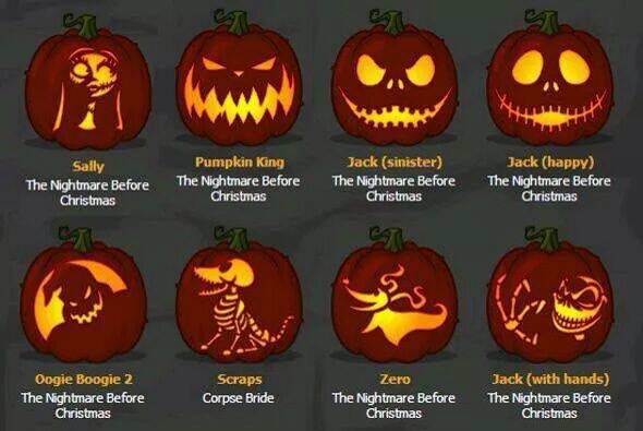 " Disney Inspired Pipkin Carving Ideas" 🎃🎃😈😈👍👍