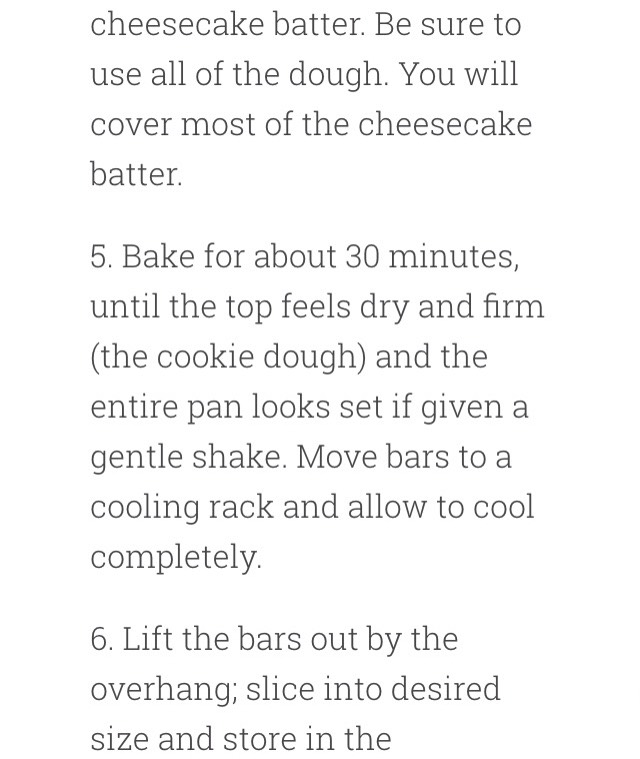 🌀 COOKIE DOUGH CHEESECAKE BARS 🌀