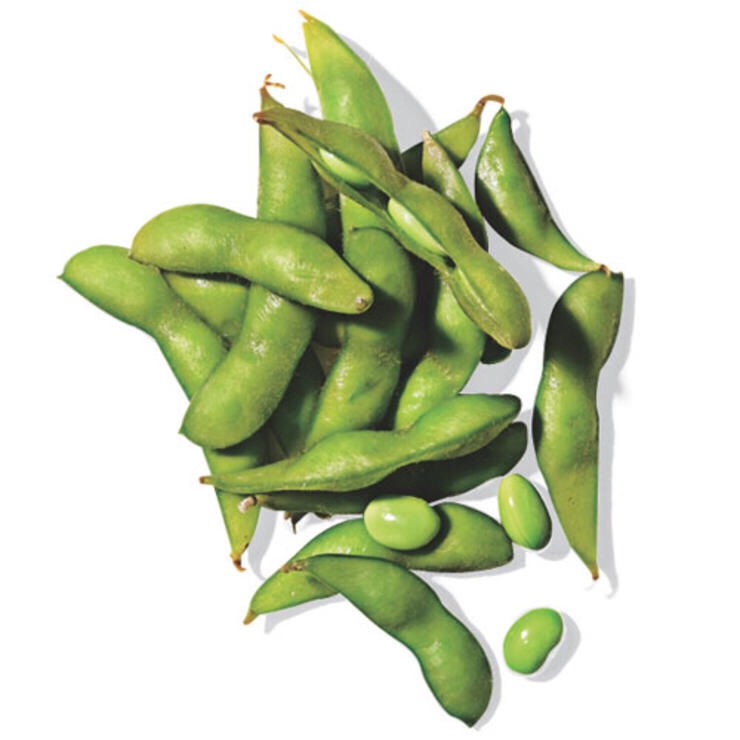 1/2 C EDAMAME (MEASURED SHELLED) 
Eating this protein-packed pick-me-up out of the shell will help make the healthy snack last longer.
