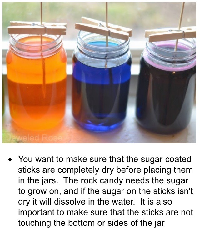 💙Rock Candy Experiment! Fun And Yummy!💙