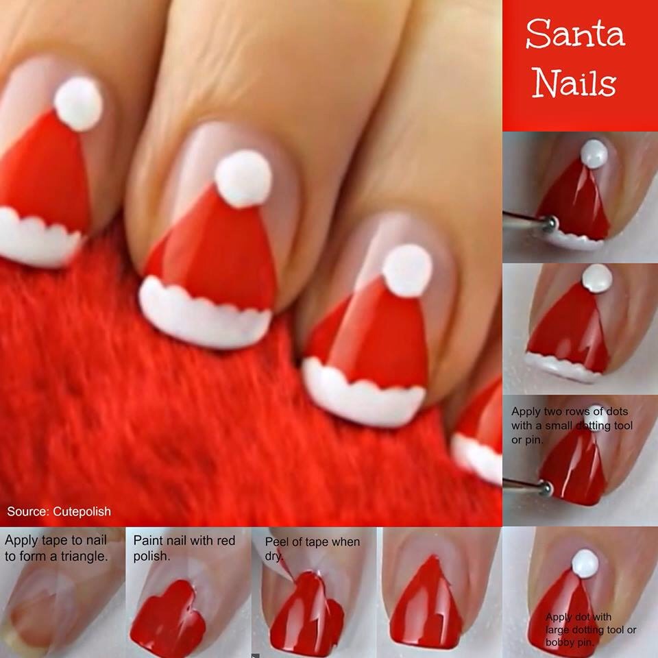 Christmas Nail Tutorials🎄