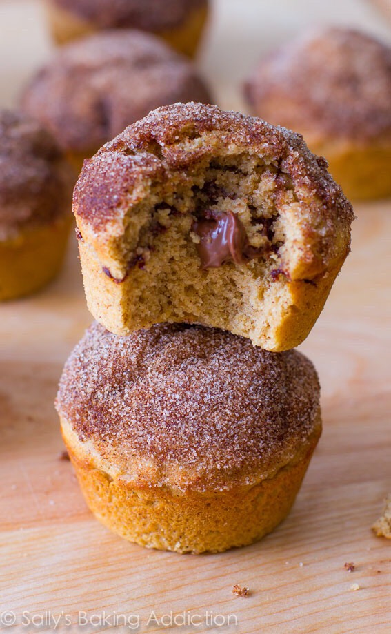 Nutella and cinnamon muffins