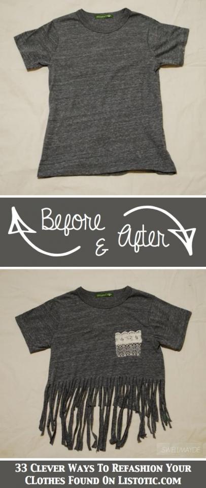 33 Clever Ways To Refashion Your Clothes