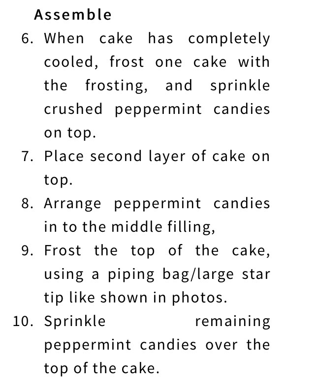 Peppermint Mocha Crunch Cake!