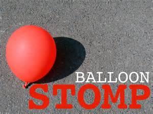 2. Balloon Stomp — this exciting game will certainly bring out the competitive spirit in the players, as well as burn a few calories. It's easy enough to play for adults and super fun for children. The objective of the game is to be the only player left with his/ her balloon intact, 