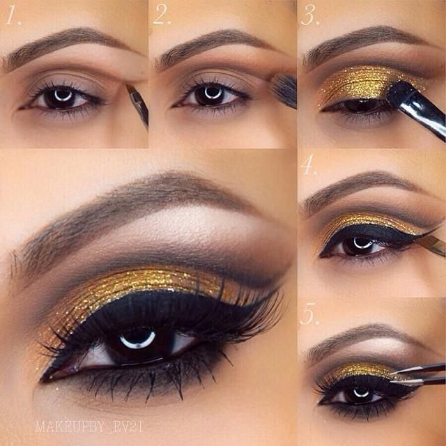 Glitter Eyeshadow Tutorials🐚