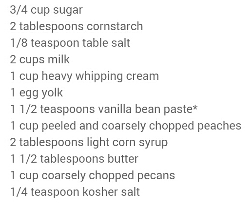 Peach-and-Toasted Pecan Ice Cream