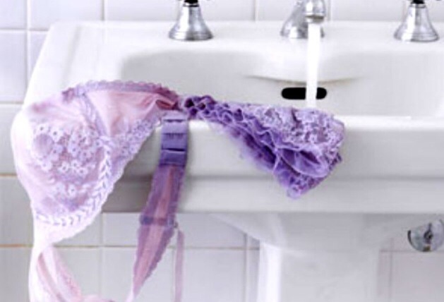 Washing your bras in the washing machine may be easier, but it can really ruin them. You should wash them by hand to ensure that they remain at their best. Fill a clean sink with warm water and Woolite, let the bras soak for a while, and then work the suds through the fabric for a few 