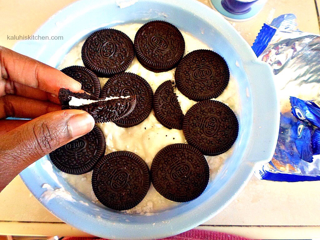 Then add Oreos . 
