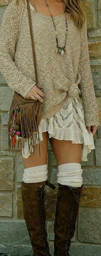 Adorable Fall Boho Outfits 👓😋