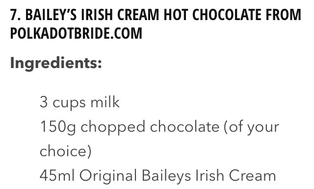 π Adult Hot Chocolate Recipes!