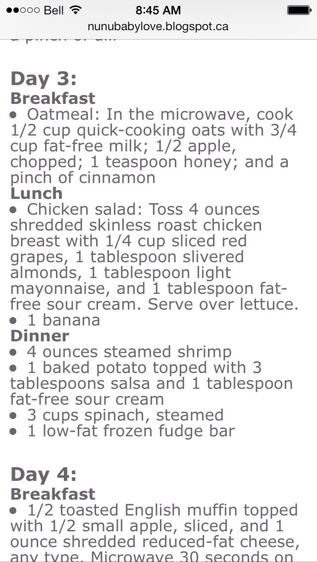 Lose 20lbs In 7 Days: Meal Plan 💃