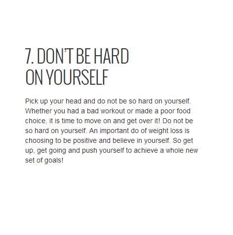 DO's And DONT's Of Weight Loss!! 