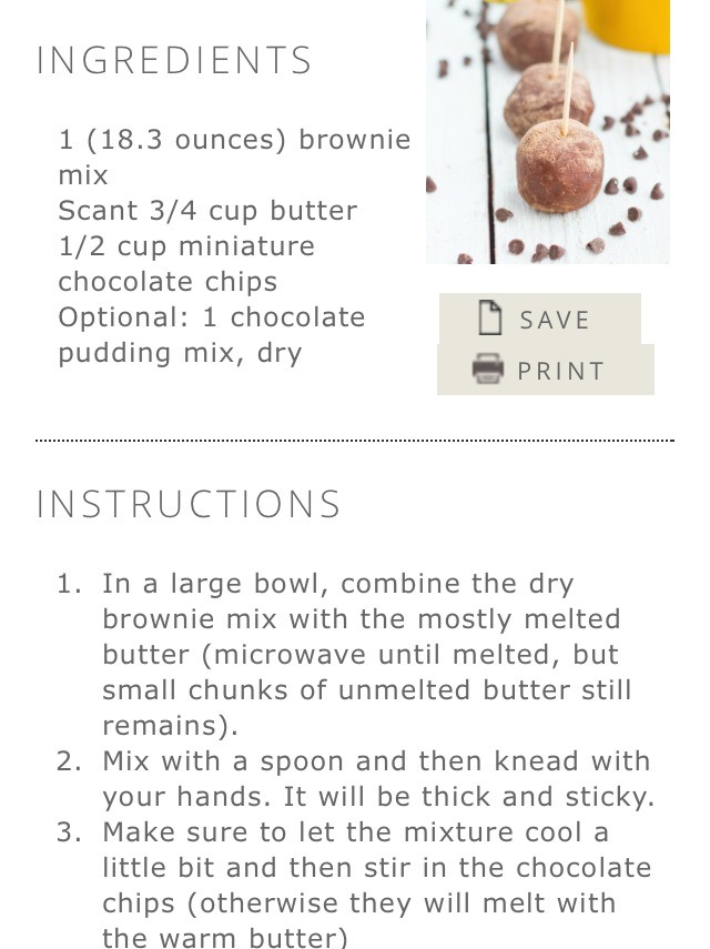 ✨ No Bake Brownie Bites✨👍💯