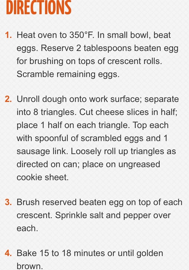 Sausage Egg And Cheese Breakfast Roll-Ups