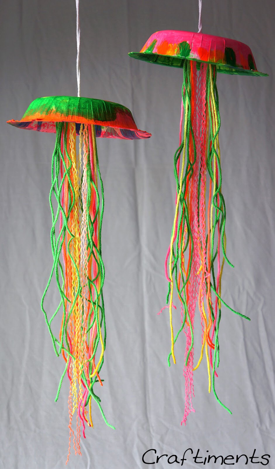 You could use glow paint to make these jellyfish glow in the dark as a nightlight!