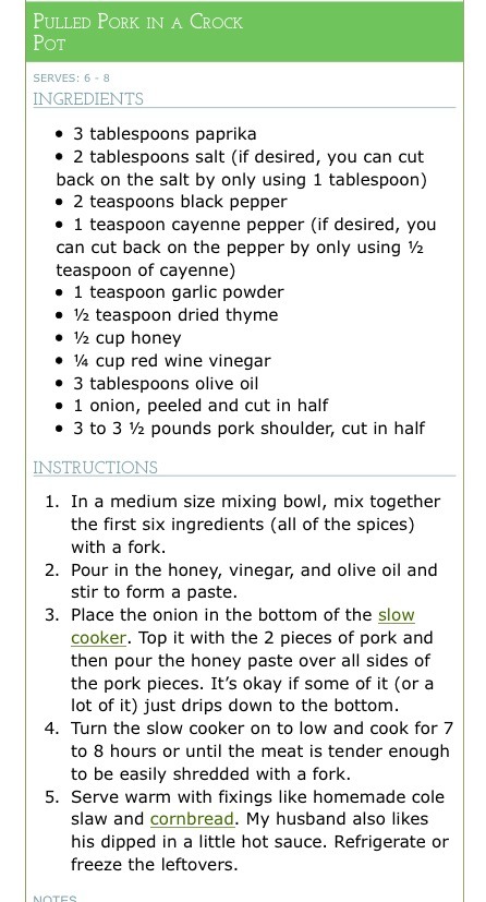 ✨ The Best Pulled Pork In A Crock Pot✨😋
