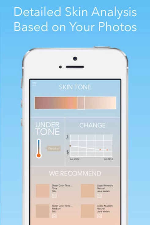 7. Beautiful Me uses your Facebook photos to give you personalized information about your skin.