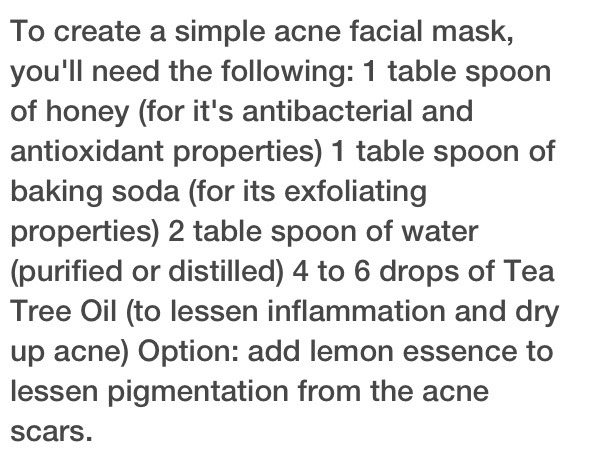 Acne Facial Mask- Simple And Easy!