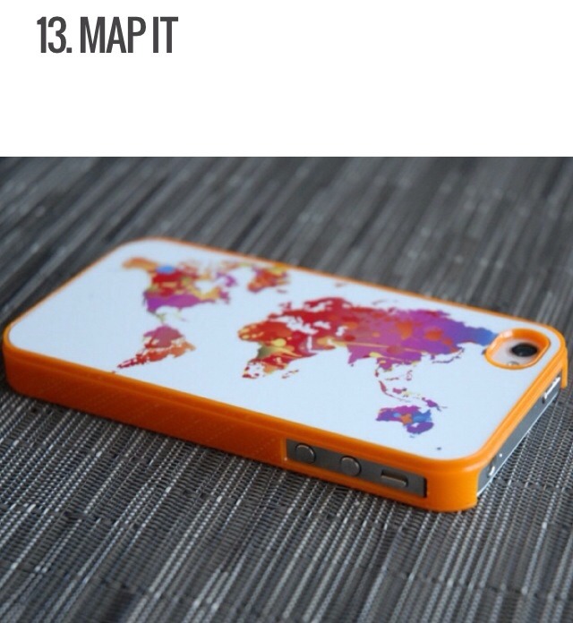 Whether it's a map of your hometown or your favorite city that never sleeps, this is a clever idea for anyone who loves to travel or just misses home! You can get creative with it and use a world map to star all the locations you've been to or want to visit. Hope you enjoyed this tip!