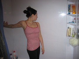 Extend your arm and stretch that shoulder!