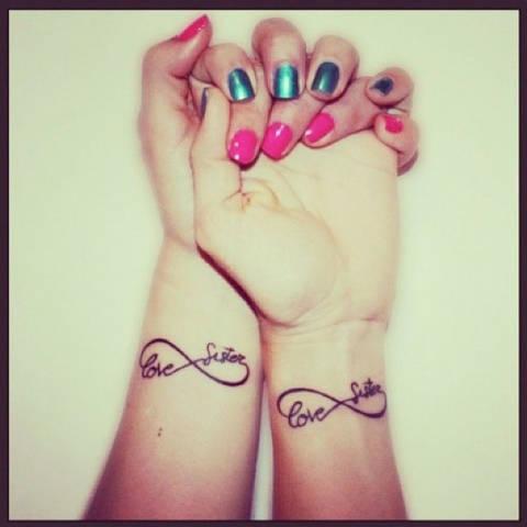 Cute Sister Tattoo Ideas