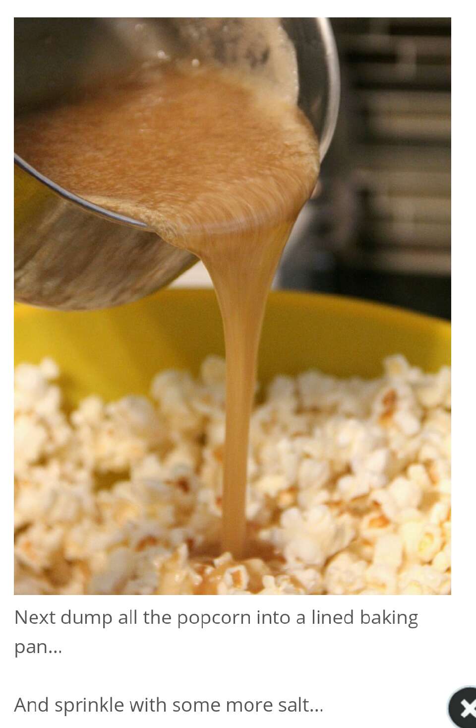 Salted Caramel Popcorn Recipe