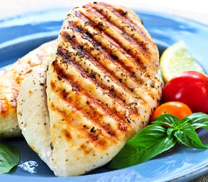 Chicken:
Eating chicken breast, without breading or skin, helps you eat fewer calories and even burn extra calories for effective weight loss.