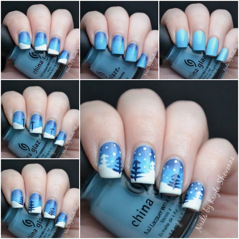Winter Nail Tutorials❄️
