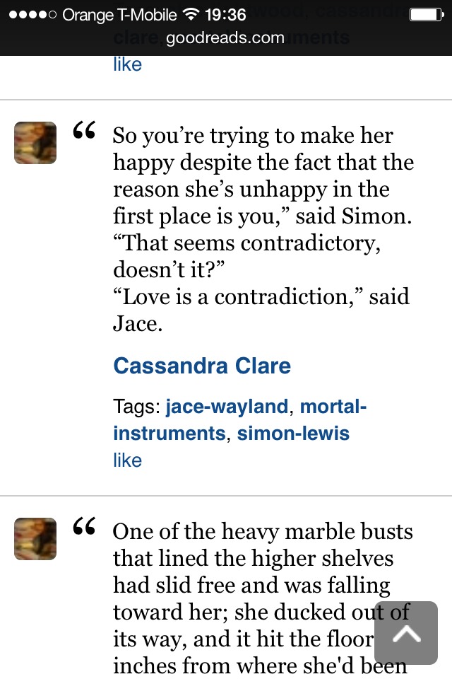 Adorable Mortal Instruments Quotes ❤️