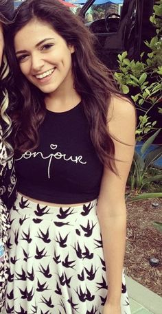3.) Bethany Mota is a Youtuber who creates fashion, beauty, DIY, etc. She has also been on Dancing with the Stars.