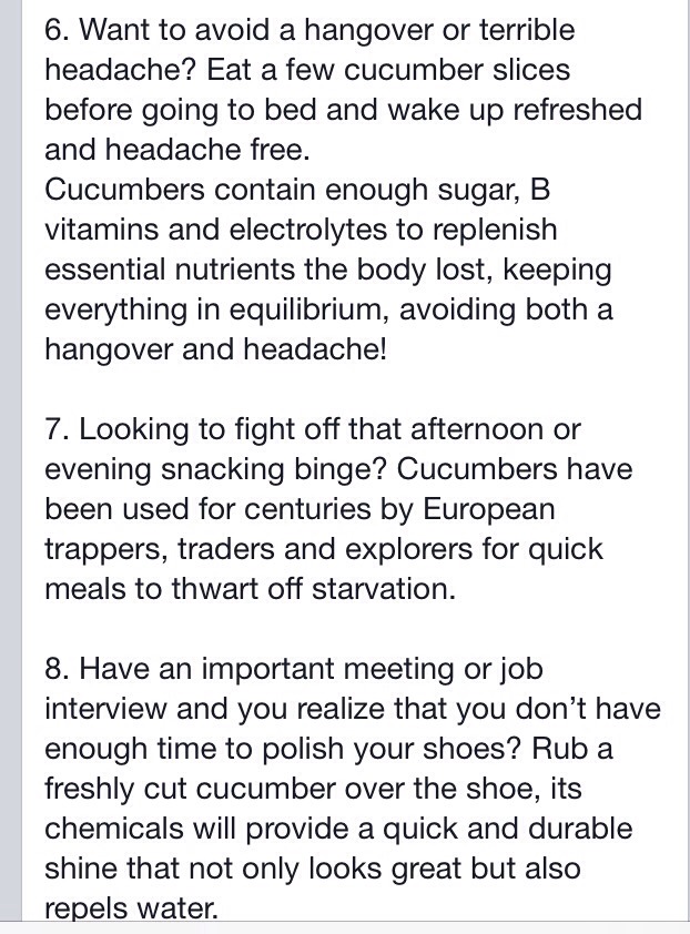 Cucumber Tips