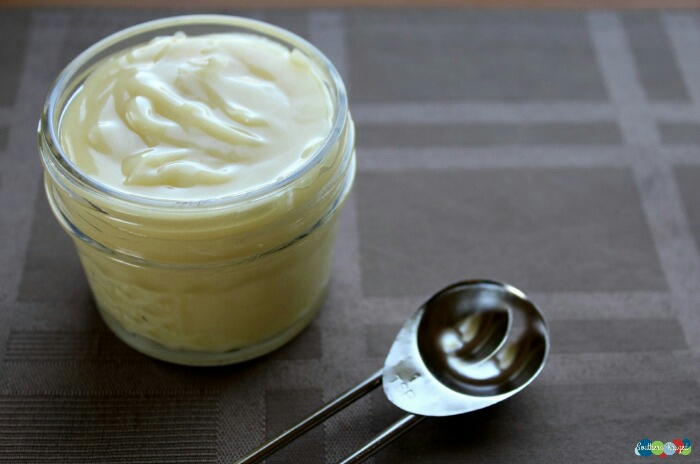 Blend until you get a waxy, creamy texture. Pour into a jar and let it set!