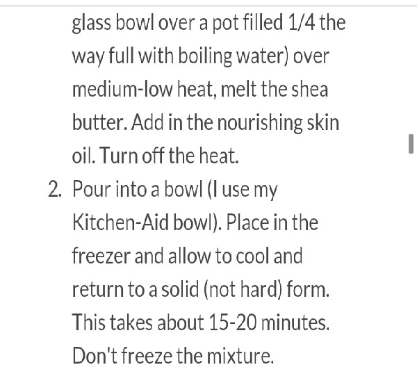 DIY Deep Conditioning Lotion!