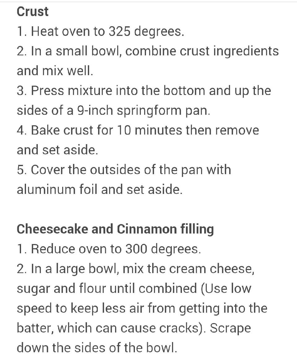 Cinnamon Roll Cheesecake!