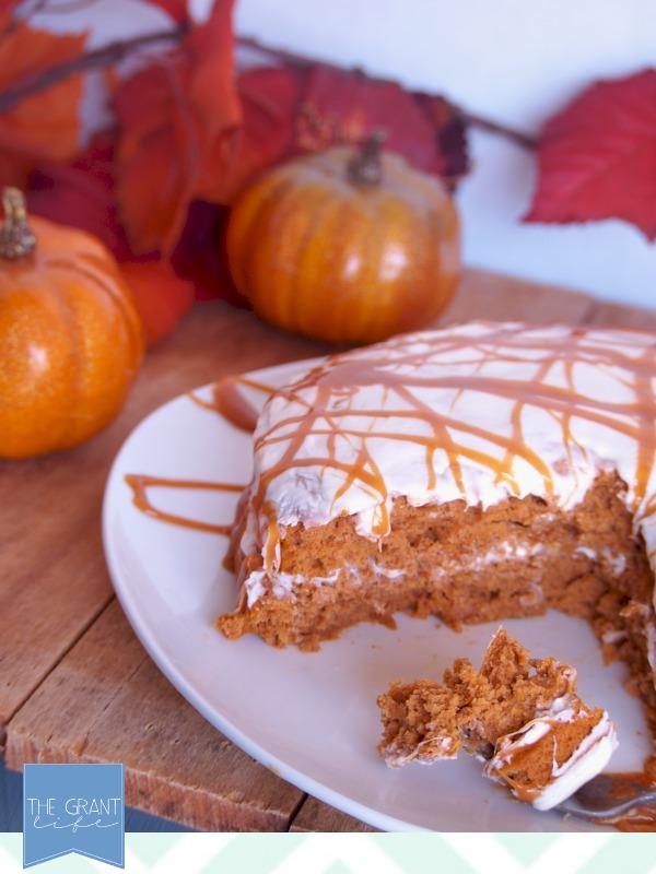 Pumpkin Caramel Cake