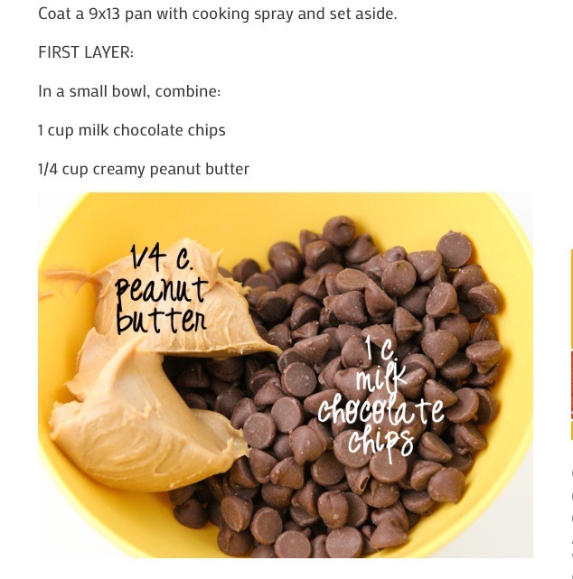 OMG Snickers Fudge Bars!! Yummmm