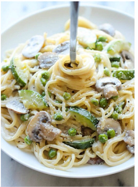 One Pot Zucchini Mushroom Pasta 👌
