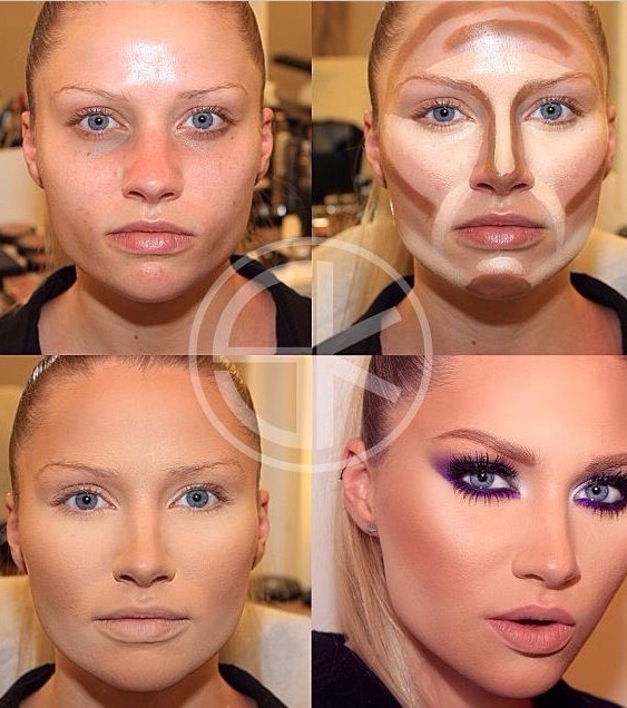  Be patient and make the process to be gentle, the shades will harmonize and your face will be beautifully contoured.