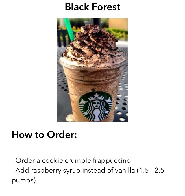 6 Starbucks Secret Frapps
